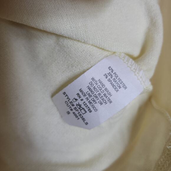 Six Fifty Take My Hand Long Sleeve Knit Top in Yellow Size S - Picture 9 of 10